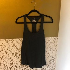 grey under armor athletic tank top